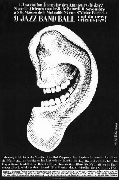 Affiche 9e JBB, Paris, 1972