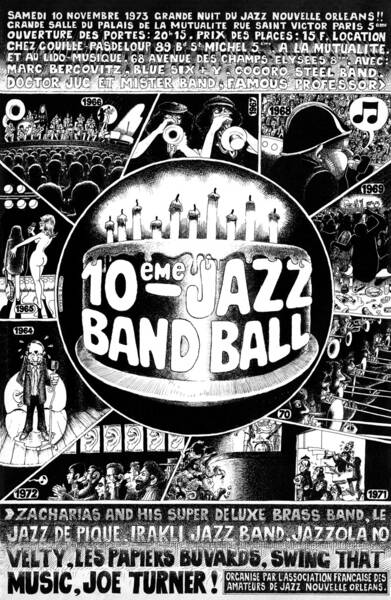 Affiche 10e JBB, Paris, 1973