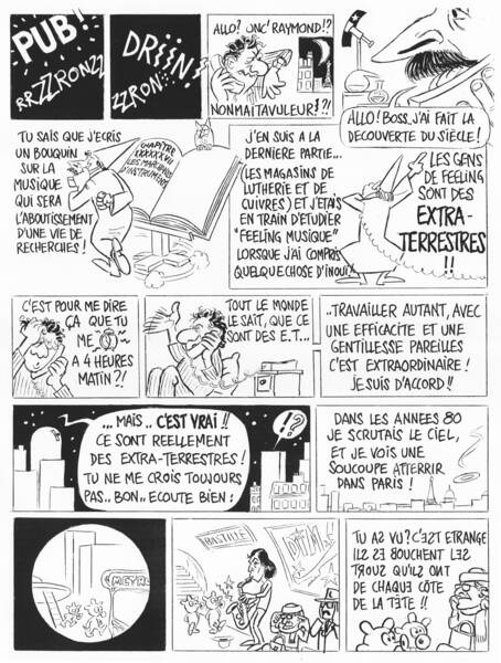 Publicité 'Feeling Music' (BD) Publicité 'Feeling Music' (BD)