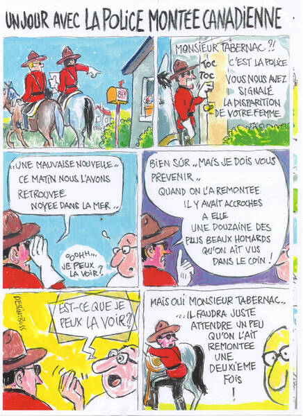 B.D. 'Un jour avec la Police Montée Canadienne'