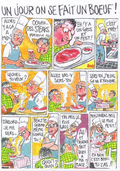 B.D. 'Un jour on se fait un boeuf'