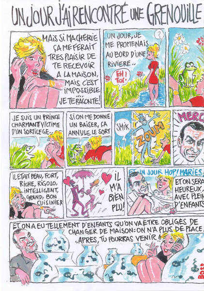 B.D. 'Un jour j'ai rencontré une grenouille'