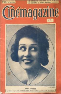 Cinémagazine, France, 1921-1935.